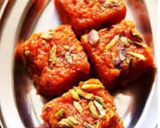 A picture of step 7 of Tomato Coconut Burfi.