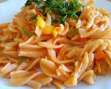 A picture of step 9 of Vegetable Stir Fry Pasta.