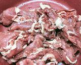 Foto langkah ke 2 dari resep Ca tahu goreng daging sapi.