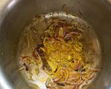 A picture of step 4 of Jackfruit Biryani.