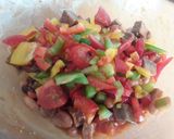 A picture of step 2 of Sig's Hot Beef and Bean Salad.