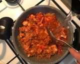 A picture of step 2 of Tortilla Pasta.