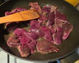 Lecsós pirított pulykamáj recept fázis 5 fotója