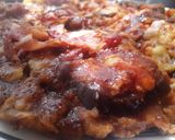 Foto del paso 16 de la receta: Berenjenas asadas con tocineta caramelizada!!! 😋🍆🌰🥕🧀🥓🥓🥓🍅🍅🍅