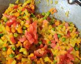 A picture of step 7 of Pav bhaji.