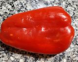 Foto del paso 1 de la receta: Morrón relleno a las brasas