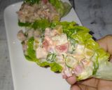 Gambar langkah 3 resipi Chicken Salad Lettuce(Healthy Breakfast).