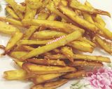 Hình bước làm 3 của món Khoai Lang chiên Mật Ong 🍠