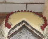 Mákos mascarponés fehércsokis ganache torta recept fázis 3 fotója