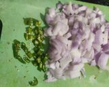 A picture of step 7 of Sizzling hot katori chaat.