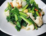 Gambar langkah 7 resipi Sayur campur.