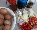 Foto langkah ke 1 dari resep Telur Mata Sapi Saus Tiram.
