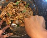 รูปขั้นตอนการทำที่ 4 ของ ห่อหมกหัวปลีเนื้อไก่บด Banana Flower Recipe