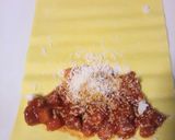 A picture of step 2 of Porcini and pecorino cannelloni.