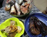 A picture of step 1 of Egusi soup.
