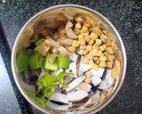 A picture of step 1 of Coconut chutney.
