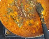 A picture of step 9 of Paneer Kolhapuri masala.