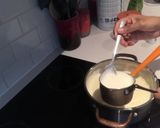 A picture of step 4 of Firni recipe.