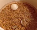 Lencsefőzelék fasírttal és töltelék muffinnal recept fázis 1 fotója