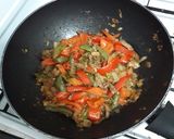 Foto del paso 9 de la receta: Ternera con pimientos y garbanzos a la trufa