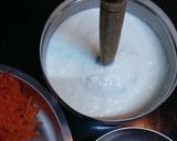 A picture of step 1 of Beetroot Carrot Raita /Dip.