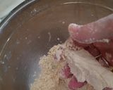 A picture of step 4 of Rhubarb Crumble & Custard.💟.