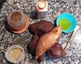 Foto del paso 1 de la receta: Boniato y Batata agridulce a la braza