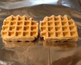 A picture of step 8 of Vegan Waffles.