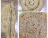 A picture of step 4 of Paratha’s.