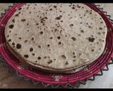 A picture of step 8 of Dhaba style chicken karahi and homemade roti.