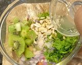 A picture of step 3 of Kiwi And Peanut Salsa.