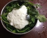 A picture of step 4 of Palak Paneer.