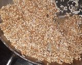 A picture of step 2 of Amaranth chikki.