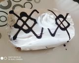 A picture of step 5 of Eggless vanilla pastry cake.