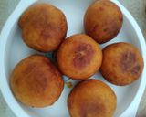 Foto langkah ke 4 dari resep Bola Ubi Gula Aren.
