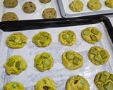 Foto langkah ke 4 dari resep Soft Cookies Matcha Milky.