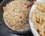 Foto langkah ke 4 dari resep Creamy Fusilli Pasta.