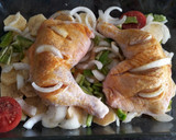Foto del paso 2 de la receta: Muslo de pollo con patatas al horno