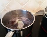 A picture of step 7 of Roast beef with steamed veg and roast potatoes.