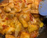 Foto langkah ke 4 dari resep Kalkun Saos Tomat Pedas.