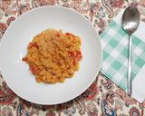 A picture of step 6 of Red lentils soup.