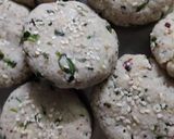 A picture of step 2 of Makhana tikki.