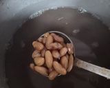 A picture of step 1 of Rajma (kidney beans).