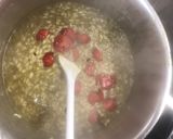 Spenótos-gorgonzolás rizottó koktélparadicsommal recept fázis 4 fotója