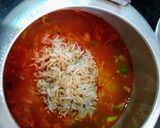 A picture of step 8 of Dal Khichdi.