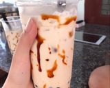 Hình bước làm 5 của món Sữa tươi trân châu đường đen