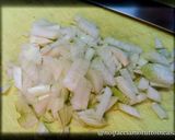 A picture of step 1 of Boiled Meat Salad with Chickpeas and Onions.