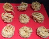 A picture of step 4 of Tagliatelle prawns.