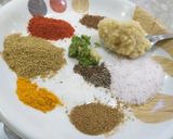 A picture of step 1 of Fish masala with onion tomato tasty tasty.