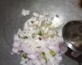 A picture of step 3 of Paneer bhurji.